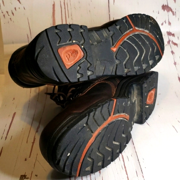 Timberland pro power fit waterproof brown lace up work  boots 12 - Picture 7 of 8